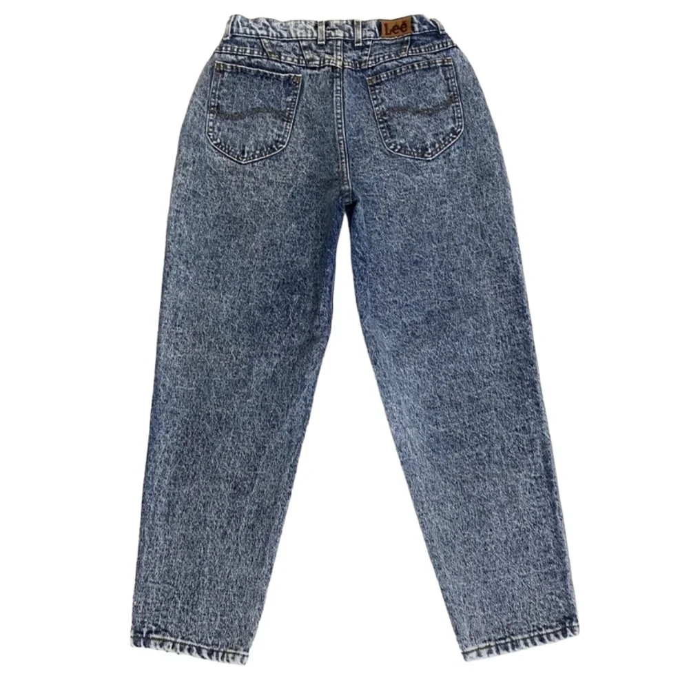 🚫SOLD🚫 Vintage Lee Acid Wash High Waist Mom Jeans Size 16 - Picture 3 of 14